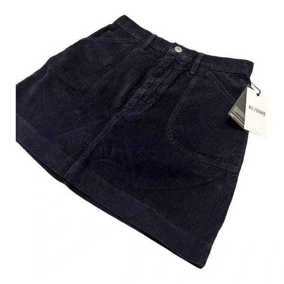 RE/DONE 70s Pocket Mini Skirt Corduroy - Picture 3 of 7